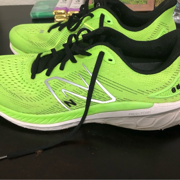 New Balance Neon Green Running Shoes - Picture 7 of 9